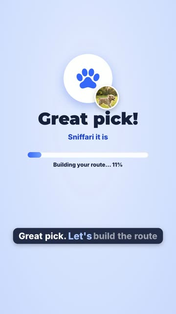 PawPath: Goede keuze, route wordt gemaakt